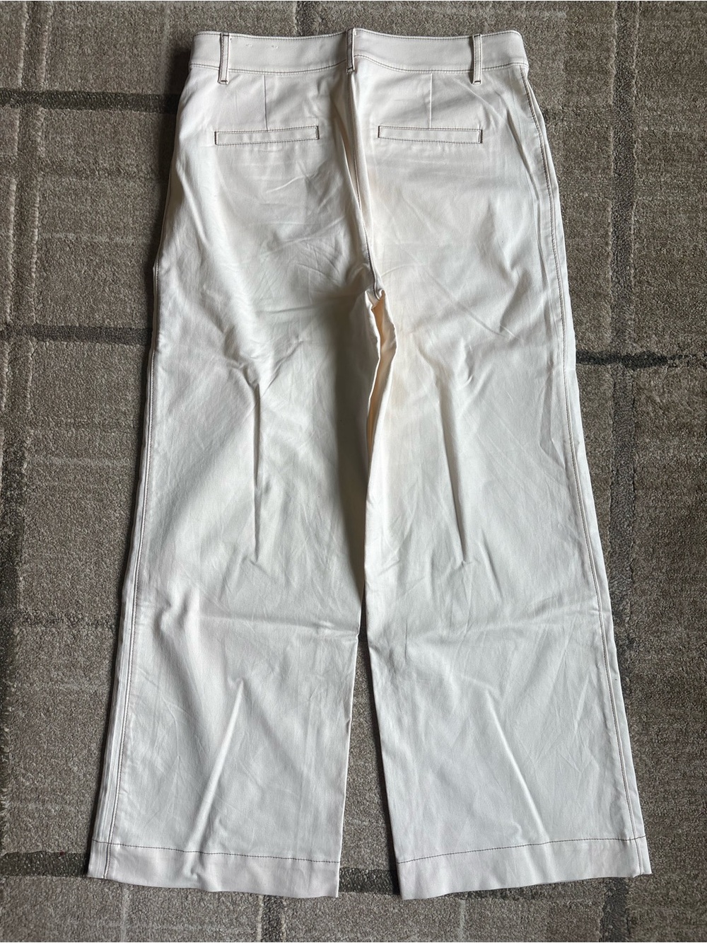LOFT Palmer Wide Leg Women’s Pants, Size 10, off white cream Like New - Picture 11 of 11